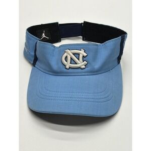 Jordan Brand UNC Tar Heels Visor Carolina Blue Adjustable Jumpman Logo Hat